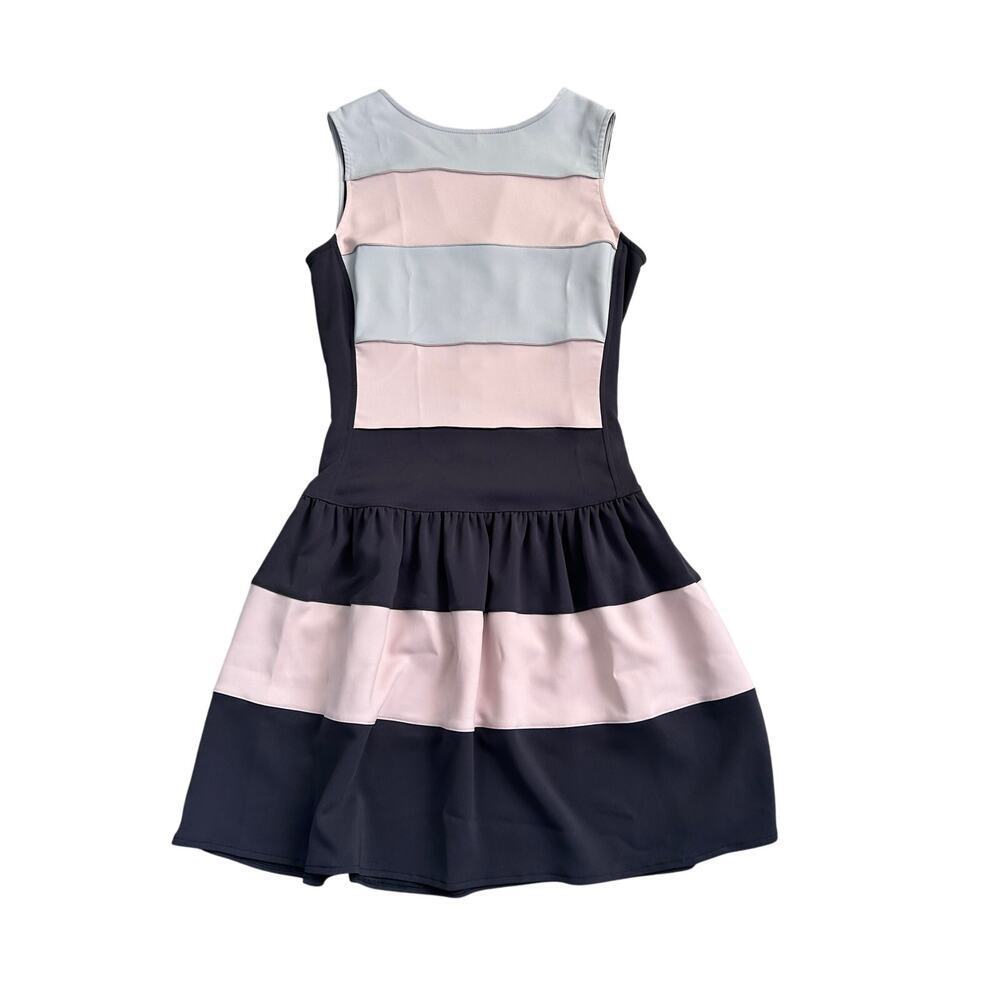 Mark & James Badgley Mischka Gray/Pink Sleeveless‎ Dress Sz XS